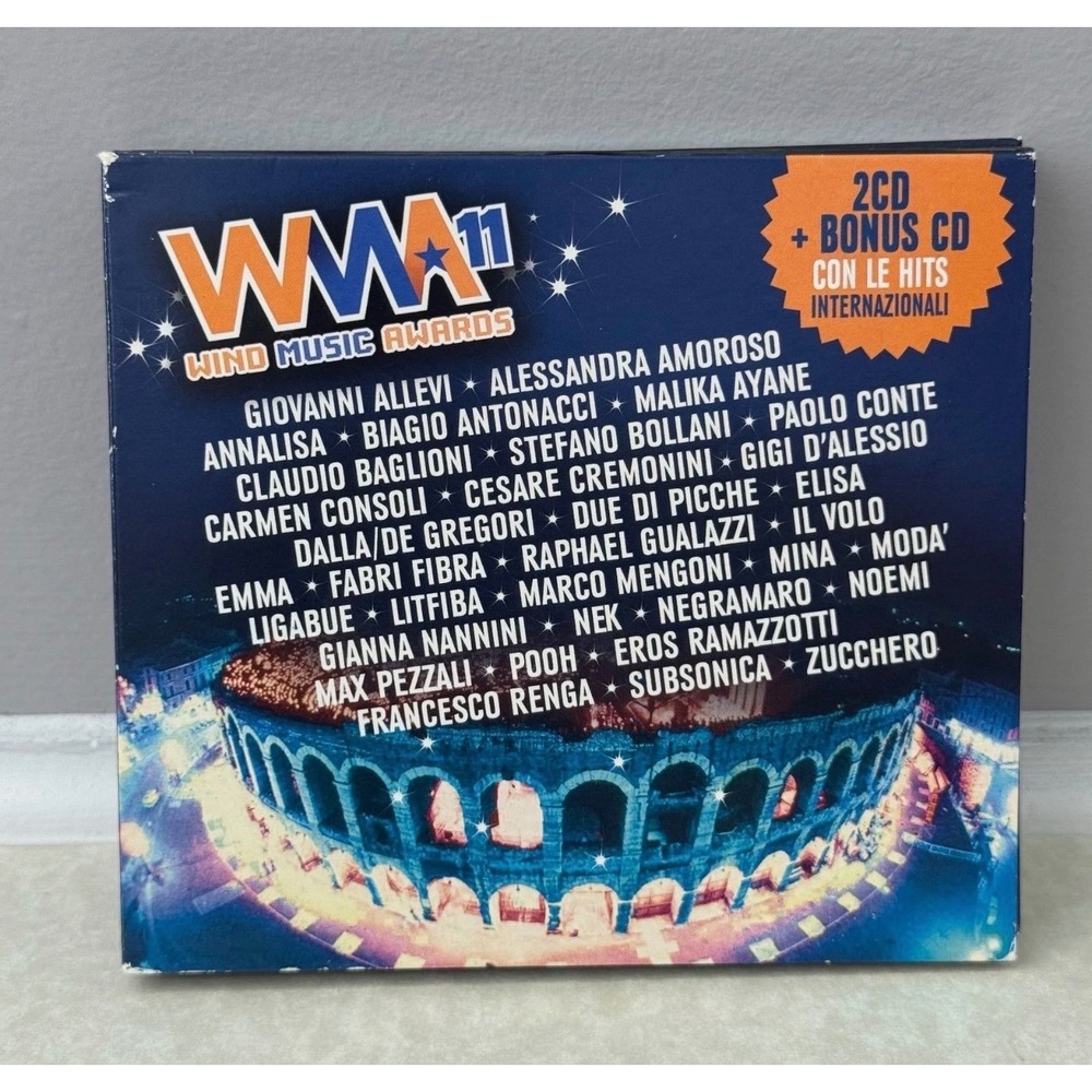 WMA 11 Wind Music Awards 2011 (3 CD Set) Italian & International Hits Sony Music
